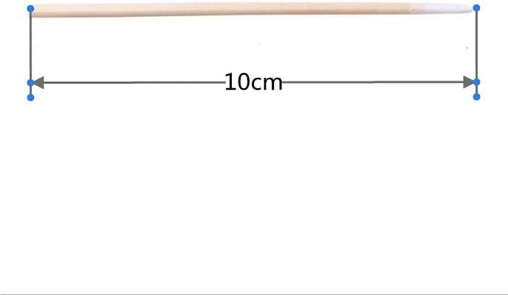 Cotton Buds, 300 Pcs Cotton Swab, for Eyebrow Tattoo Beauty Make-Up Color Nail Seam Dedicated Dirty Picking, Wood Handle Small Pointed Tip Head