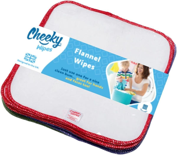 Soft Flannel Cloth Baby Wipes | Suitable for Hand & Faces - Pack of 25