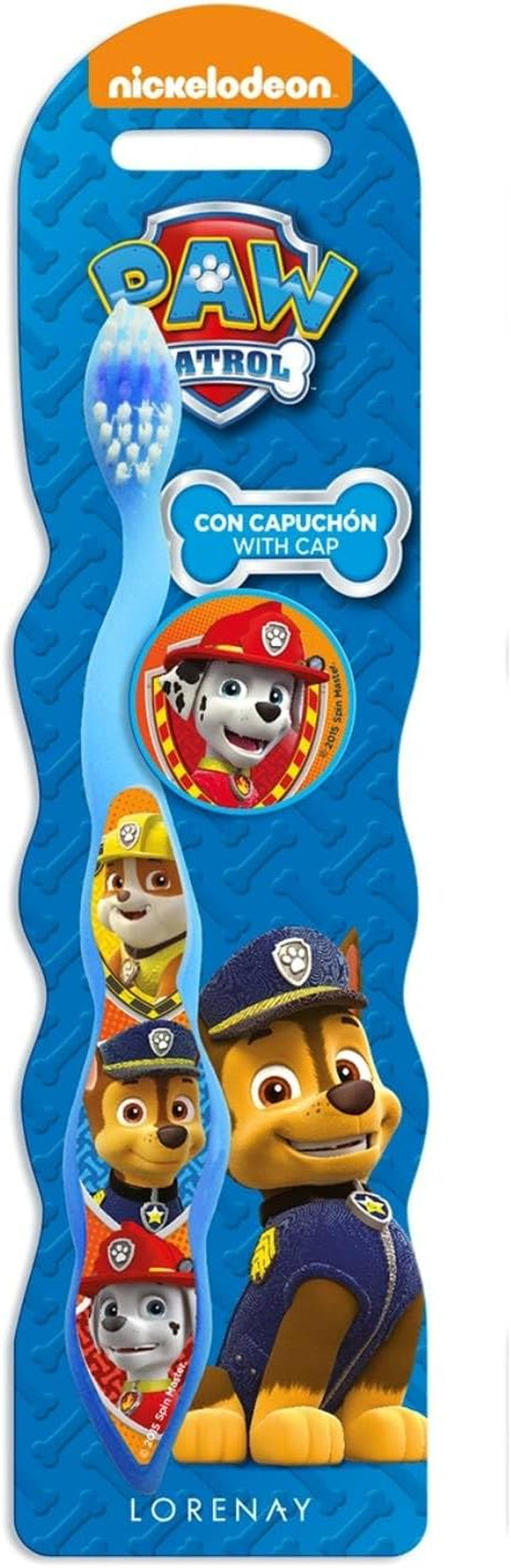 Paw Patrol Skye Little Teeth Toothbrush for Kids with Soft Rounded Bristles, Comfortable Handle Grip and Protection Cap for Children Ages 3+