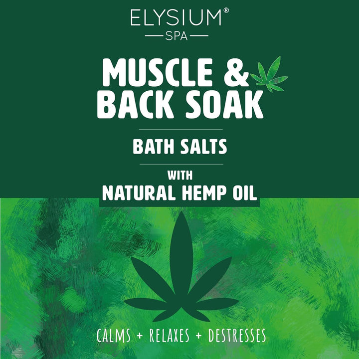 Muscle & Bath Soak with Hemp Oil
