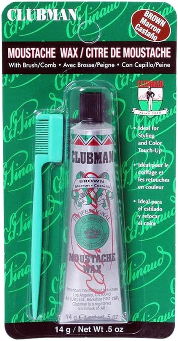 Moustache / Beard Wax Brown (14 Grams)