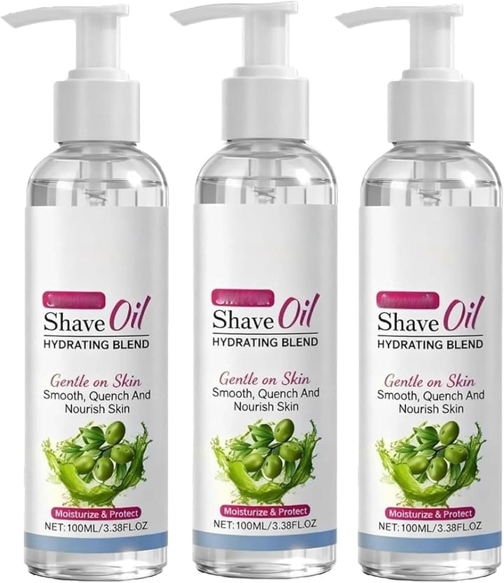 Smooth Shave Oil for Women, Pre-Shave & Shaving Oil Treatment, Hydrating Moisturizing Skin, Non-Greasy, for Face, Body & Legs