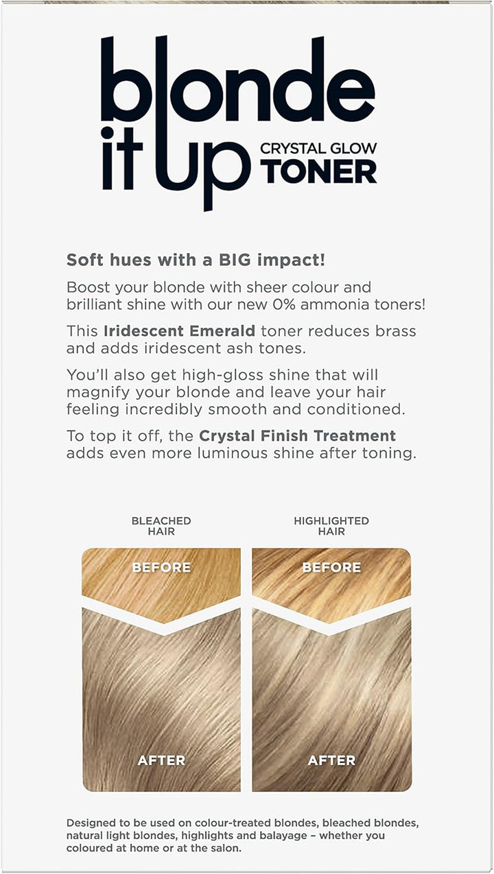 Blonde It up Crystal Glow Toner Kit - Iridescent Emerald