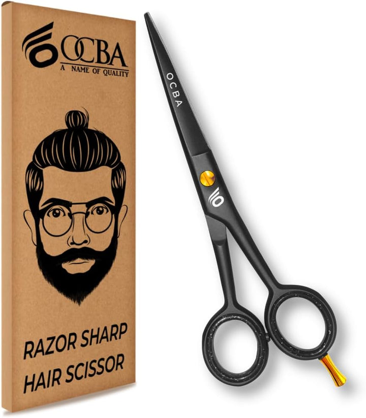 Professional 6" Hairdressing Scissor Sharp Hair Cutting Scissors for Barbers Hairdressers & Stylists Beard & Haircut Scissors for Men & Women (Classic Scissor)