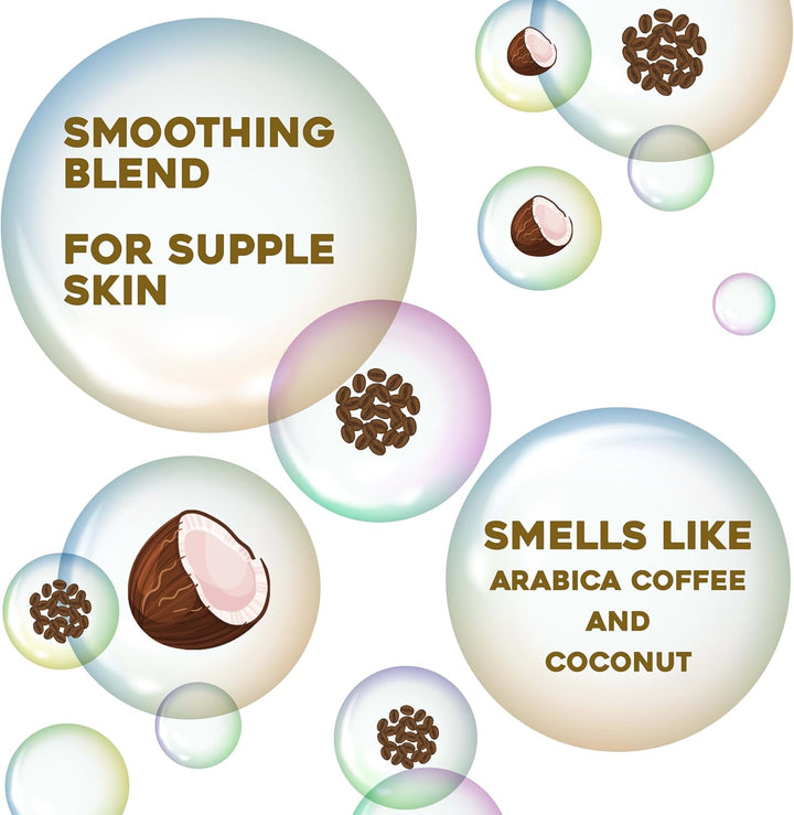 Coffee Scrub and Wash, Coconut 19.5 Fl Oz