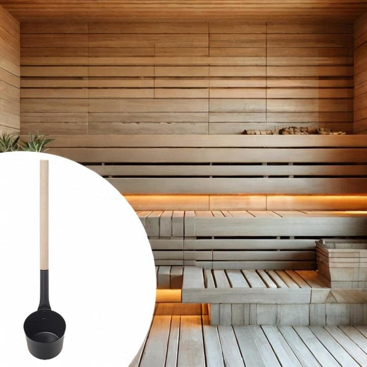 Sauna Ladle 400 Ml Aluminum Practical Easy to Use Accessories for Bathroom Bathtub Steam Room