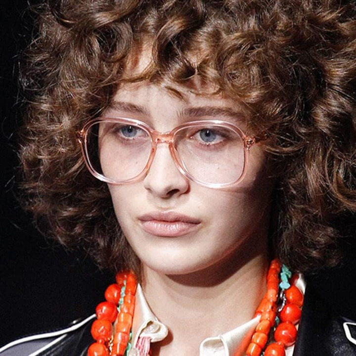 Large Oversized Retro Vintage Classic Clear Transparent Glasses Frame HD Lens Eyewear Glasses