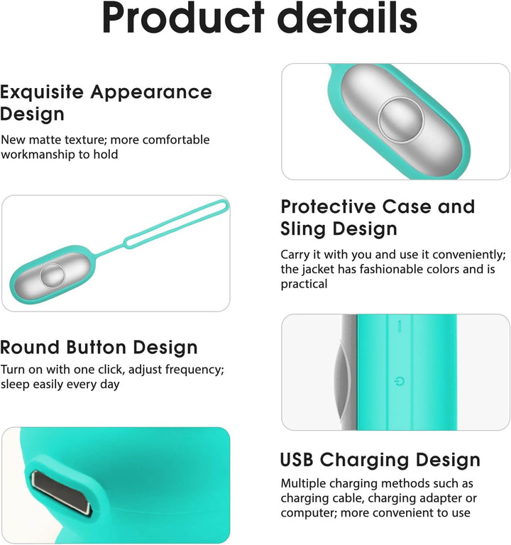 Sleep Aid, Hypnotic Chill Pill Device, Sleeping Aid & anti Anxiety Device for Adults(Cyan)