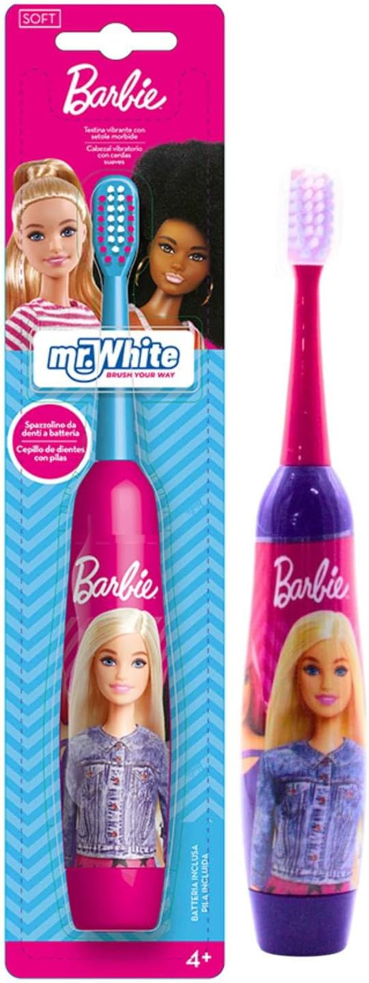 Marvel Spiderman Battery Powered Electric Toothbrush for Kids – Soft Rounded Bristles, Enhanced Vibration, Protection Cap & Battery Included | Gentle & Fun Oral Care for Children Ages 4+