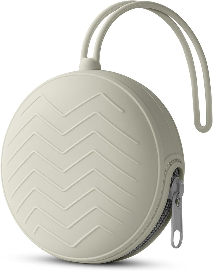 Dummy Holder Case, Silicone Dummy Holder Case, Baby Dummy Holder Case, Square Pacifier Holder Case, Portable Soother Pods for Baby, Baby Pacifier Case for Travel, Home (Green)