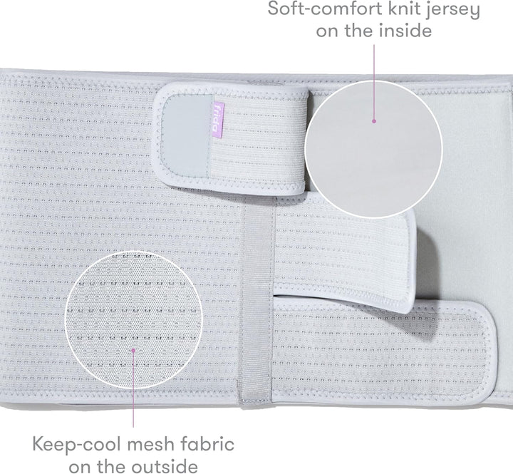 Belly Binder Postpartum Recovery, for Natural Delivery & C-Section Recovery, 23Cm High Adjustable Compression Wrap