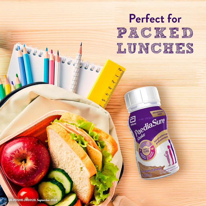 Ready-To-Drink Bottles, 4 X 200Ml, Chocolate Flavour, Supplement for Kids with 26 Vitamins and Minerals, Vitamin D, Iron and Protein, Supports Kids’ Healthy Growth and Immunity