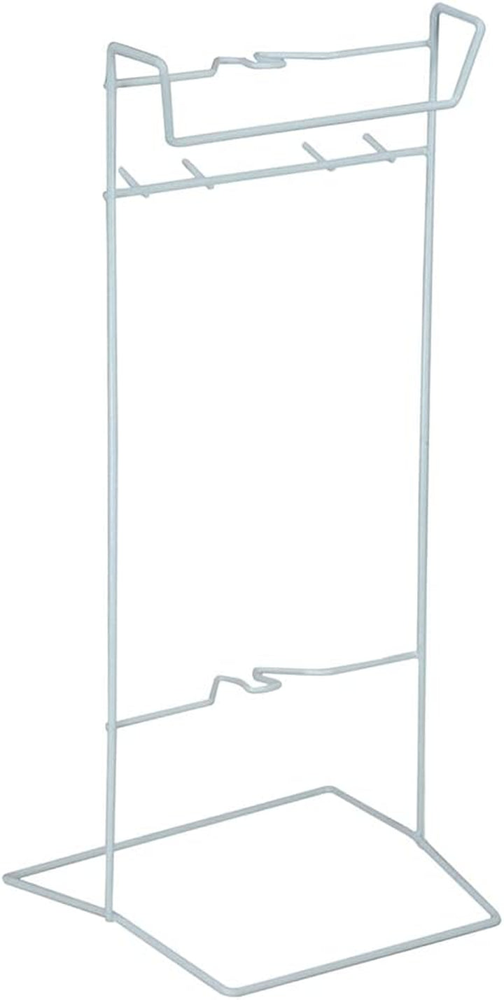 Urine Catheter Bag Holder - Free Standing Floor or Hanging - Plastic Coated - Easy to Clean - Integrated Lower & Upper Clips - Personal Bathroom Aid