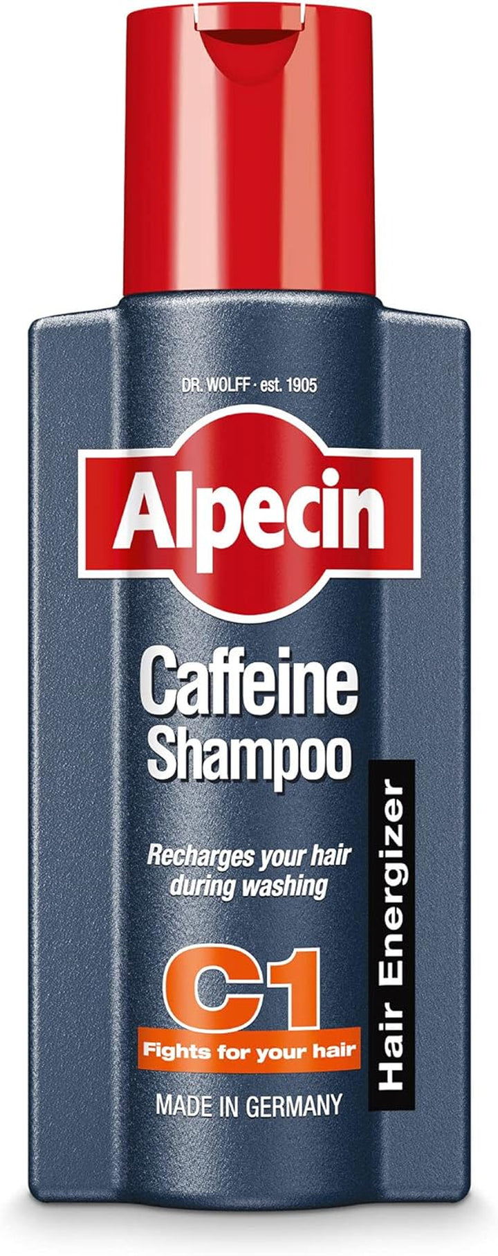 Caffeine Shampoo C1 2X 375Ml | for Stronger and Thicker Hair | Natural Hair Growth Shampoo for Men | Made in Germany