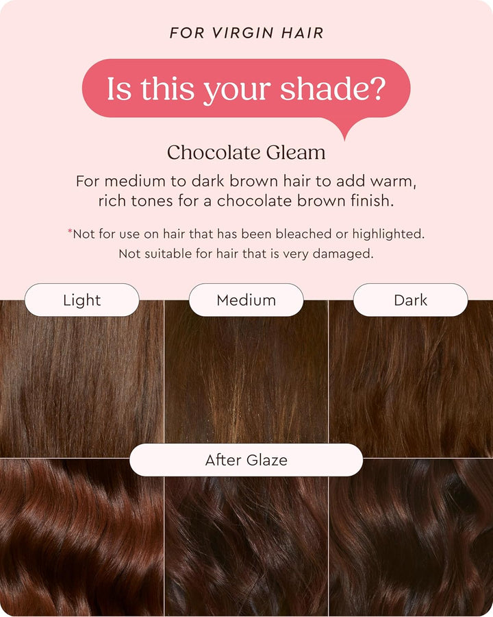 Supergloss Color Conditioning Gloss – Hydrating Semi-Permanent Color Hair Gloss & Shine Boost – Color Depositing Mask - Vegan, Cruelty-Free – 190Ml - Chocolate Gleam - Warm Medium Dark Brown