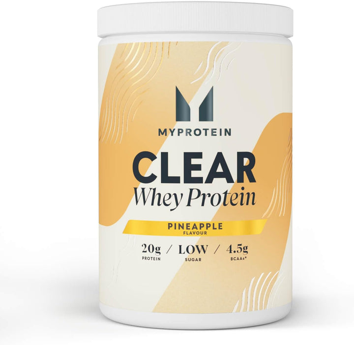 Clear Whey Protein Isolate Powder - Peach Tea - 488G - 20 Servings - Cool and Refreshing Whey Protein Shake Alternative - 20G Protein and 4G BCAA per Serving