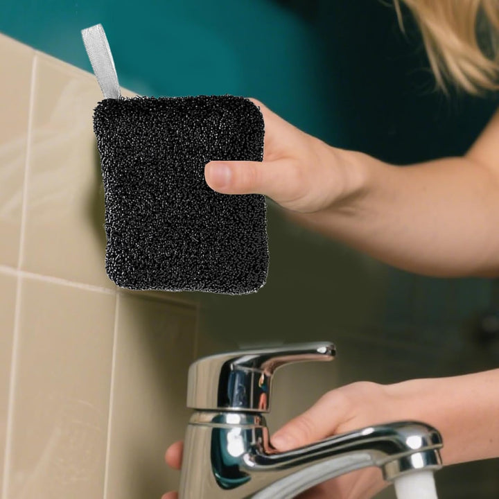 Wire Dish Cloth - Household Metal Cleaning Sponge, Scratch-Resistant Reusable Scouring Cloths for Wet and Dry Cleaning in Kitchen Sink and Stove