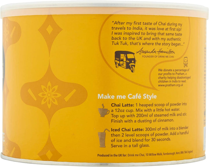 Vanilla Chai Latte 1Kg (Pack of 1) - Just Add Water, Vanilla Chai Latte Powder (50 Servings)