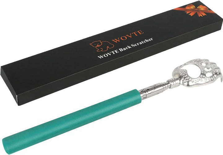 Back Scratcher,  Bear Claw Telescopic Back Scratcher Portable Extendable Stainless Steel Back Massager for Adults Stocking Fillers for Men Women Gifts for Men Dad Husband