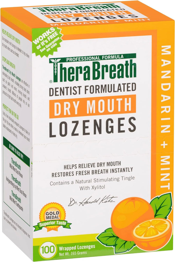 Mandarin Mint Dry Mouth Lozenges