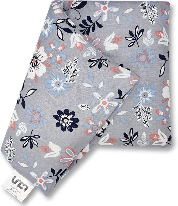 Microwave Heat Pad with Washable Cover 9 * 15" | Wheat Bags Microwavable for Neck Shoulder, Cordless Warm Compress Weighted Moist Heat Pad