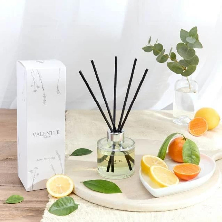 Reed Diffuser - Lemongrass & Rosemary Scent | Essential Oil Aroma for Home | 100 Ml