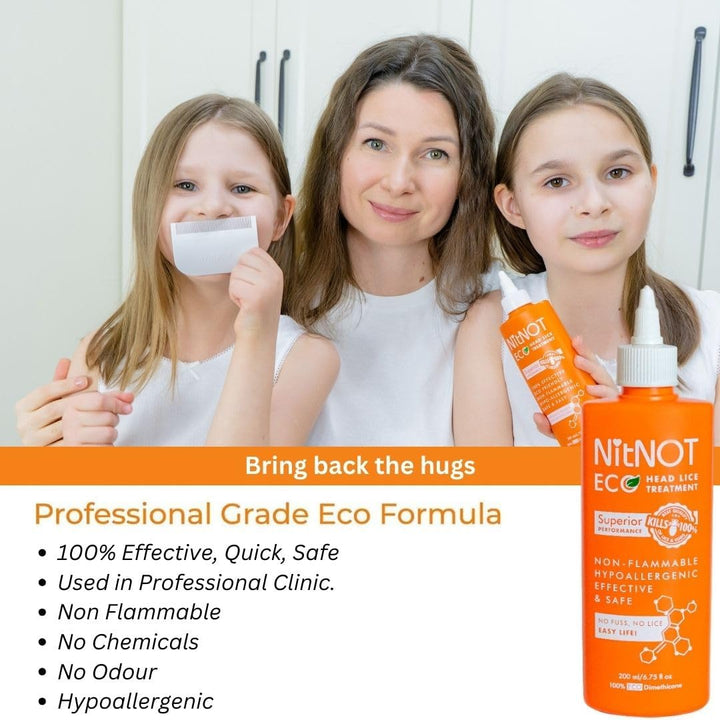 Headlice Treatment as Seen on Dragons Den100% Effective Kills All Head Lice and Eggs. Premium Nit Treatment Lotion(200Ml). Lice Treatment Extra Defence for All Hair, for Children and Adults.