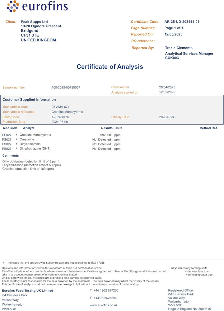 Creatine Monohydrate Powder 1Kg | Pure Micronised | Packaging May Vary
