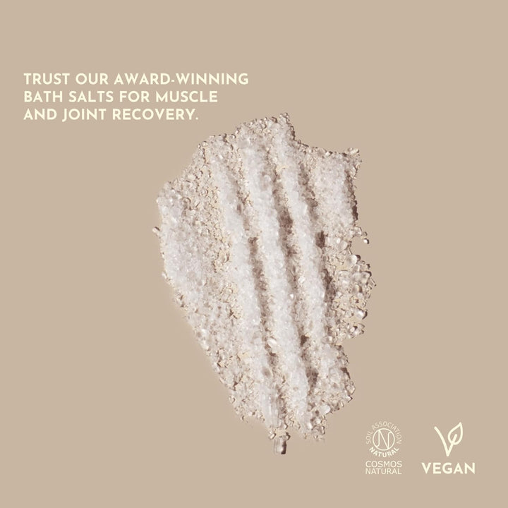 Epsom Salt Bath Salts - Natural Bath Soak for Muscle and Joint Recovery - Made in the UK - Arnica, Frankincense and Eucalyptus Essential Oil - Great for Post Workout and Relaxation - 200G