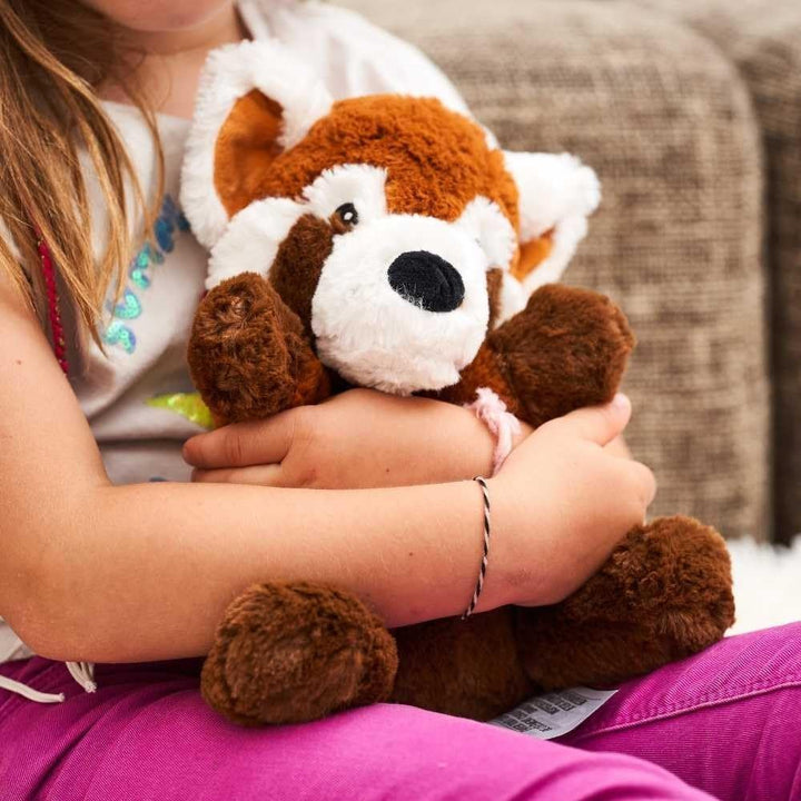 - Red Panda Hot Water Bottle - Made in France - Lavender and Wheat - Warmth - Well-Being - Softness - Dry Hot Water Bottle - Baby Hot Water Bottle - Microwave Hot Water Bottle