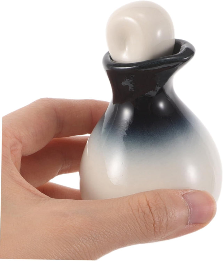 Ceramic Essential Oil Bottles with Caps Airtight Aromatherapy Dispensers for Massage Oil Precision Pouring Small for Beauty Salon Longterm Preservation and Decorative Spa