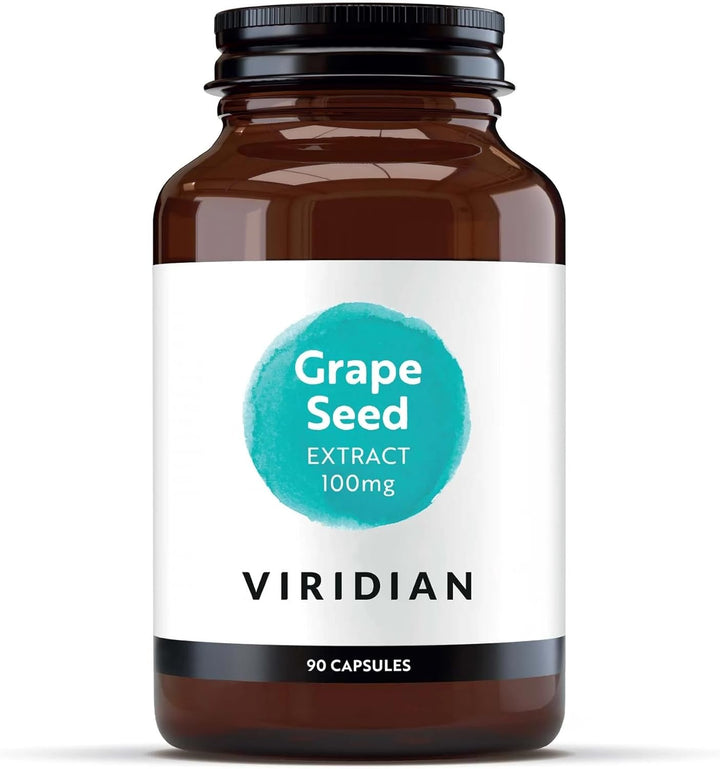 - Grape Seed Extract 100Mg - 90 Caps | Source of Natural Polyphenols | Rich in Bioflavonoids, Standardised to 95% Opcs | Antioxidant Support, Vegan Formula | Nutritionist Formulated