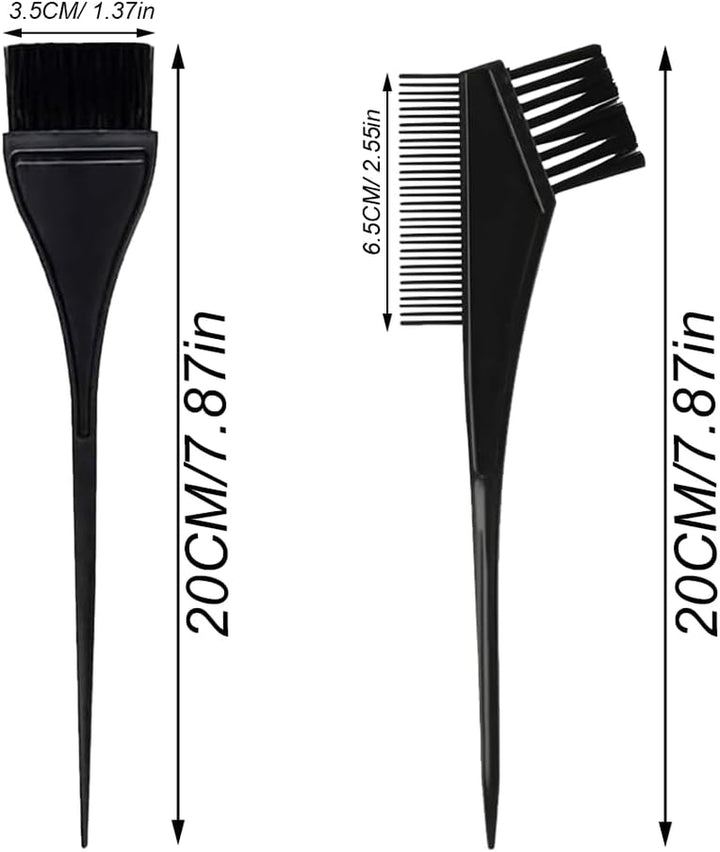 Hair Hair Coloring Brush, 4 Pcs Hair Dye Brush Set, Tinting Brush, Hair Dyeing Brush, Double Sided Tint Brush, Suitable for DIY Hair Dyeing ﻿