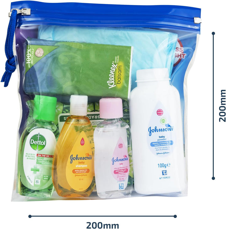 Baby Travel Toiletries Kit – 9-Piece Tsa-Approved Essentials Set for Infants & Toddlers – Compact & Airline-Friendly