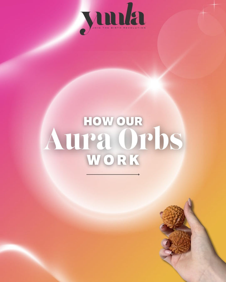 The Aura Orbs by  | Better than a Birth Comb | Labour Balls | Pain Relief | Acupressure | Massage Tool | Made by a Midwife