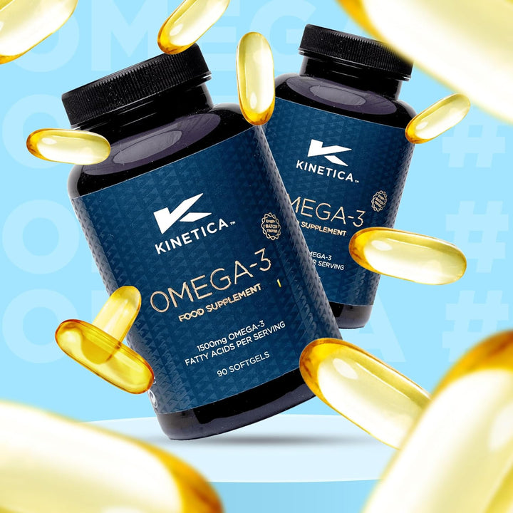 Sports Omega-3 Fish Oil | 1500Mg Omega-3 Fatty Acids, 1000Mg EPA & 500Mg Dha/Serve, 45 Servings/90 Capsule Pack | 2 Capsules/Day | Reduces Muscle Soreness with Anti-Inflammatory Properties