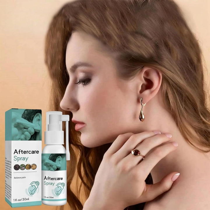 Saline Solution Spray, Aftercare Ear Nasal Cleaning Solution, Sterile Fluid Cleaner, Ear Cleaner