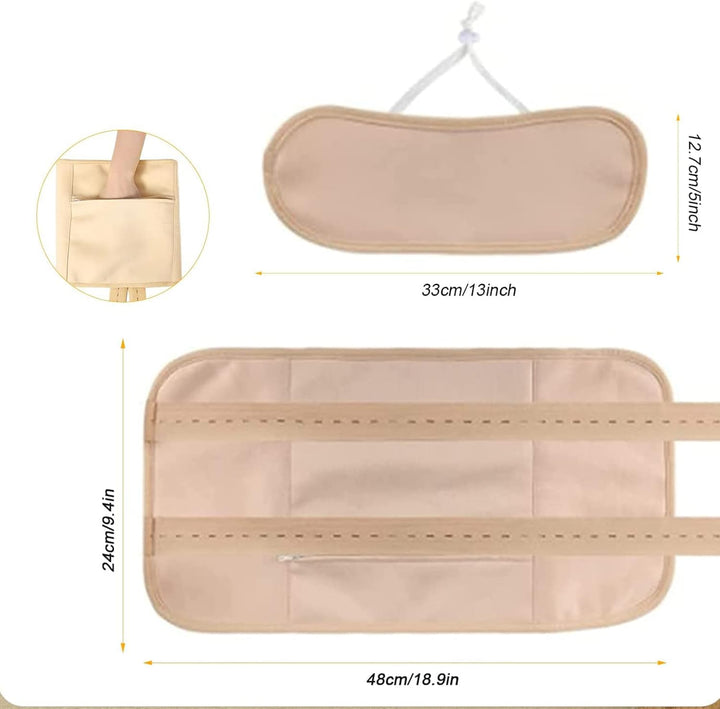 Castor Oil Packs,New Upgrade Wrap Abdomen and Neck, Reusable Organic Castor Kit for Liver, Aid Sleep, Auxiliary Liver and Abdominal Muscles to Improve Circulation Digestion