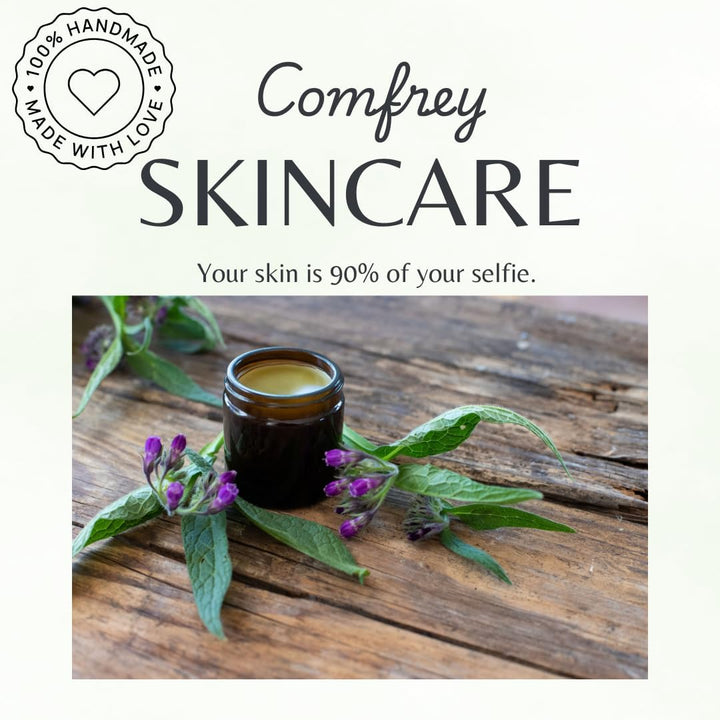 Natural Comfrey Balm – Nourishing Herbal Ointment with Beeswax & Botanical Oils – 60Ml – Handmade in the UK