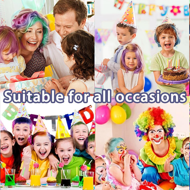 Hair Chalks for Girls Kids, 10PCS Washable Temporary Hair Dye Colour, Coloured Hair Spray Wash Out, Teenage Girls Christmas Gifts for 5-15 Year Old