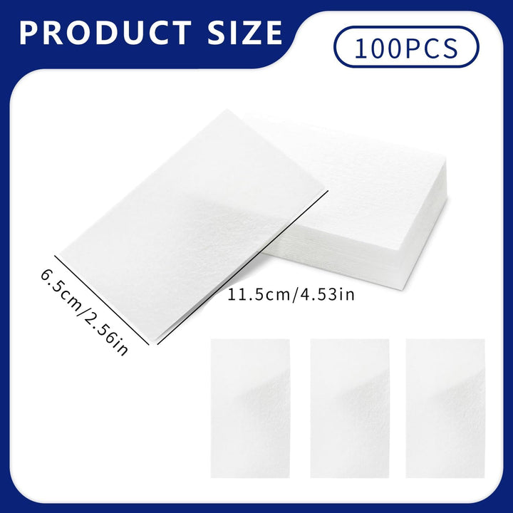 100 PCS Salon Perm Papers for Professional & Home Use, Non-Woven Hair Perm Kit for Curling & Coloring, for Even Solution Distribution & Hair Protection