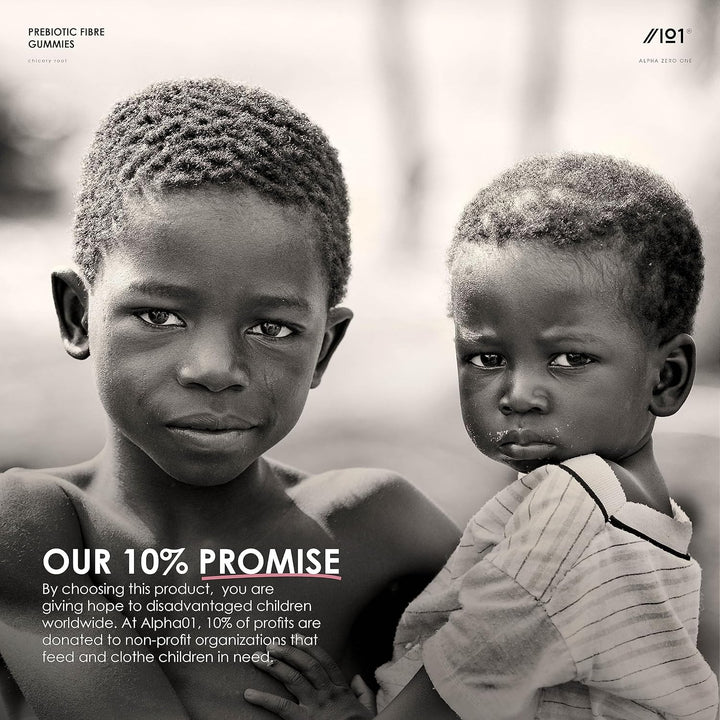 Prebiotic Fibre Gummies 3G - 60 Vegan Gummies - Chicory Root Inulin, Blackberry, Strawberry & Peach Flavour (30 Day Supply) by