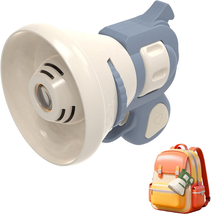 Hilarious Costume Projector &Voice Changer Speaker, Funny Transformation Projector Speaker,Prank Voice Props Can Record Audio, Handheld Bag Charm for Both Adults and Children (Yellow)