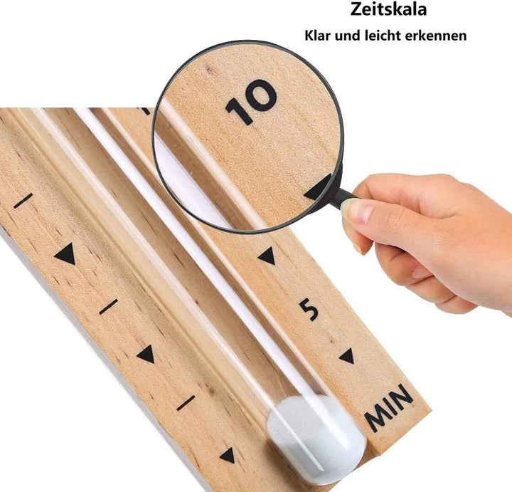 Wooden Sauna Hourglass 15 Minutes Sauna Clock Wall Mount Rotating Sand Sauna Timer