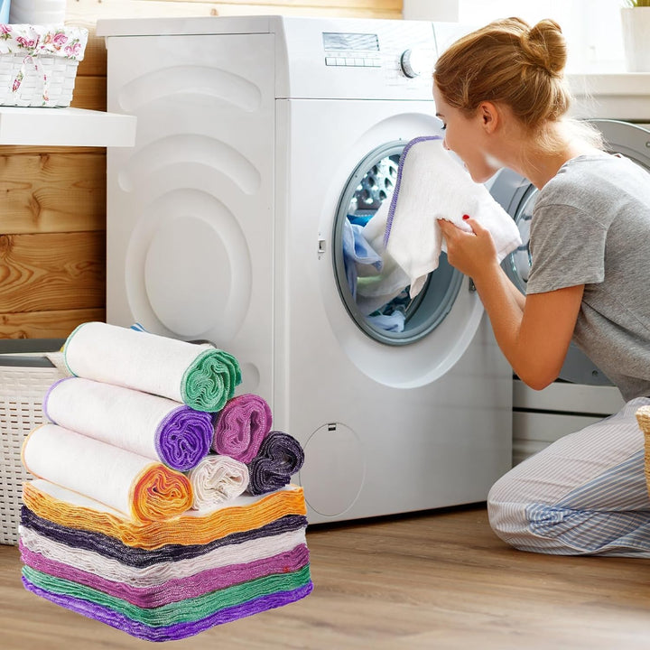 100 Pack Flannel Cloth Baby Wipes, Reusable Natural Baby Wipes Bulk with Dispenser, Washable Soft Tissues Washcloth for Body Face Hand Wash - 20 X 20 Cm