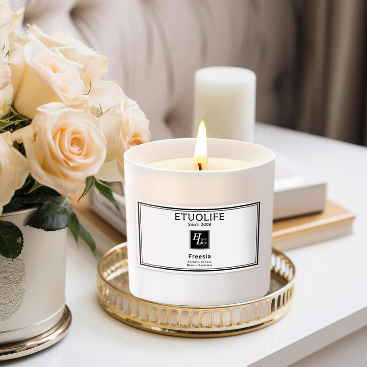 Candles Gifts for Women Men,High-End Luxury Scented Candle Gift Natural Soy Wax Candles,Long Burning Time Christmas Candle,Promotes Sleep Relieves Stress,Perfect for Bath Yoga Wedding Valentine'S Day