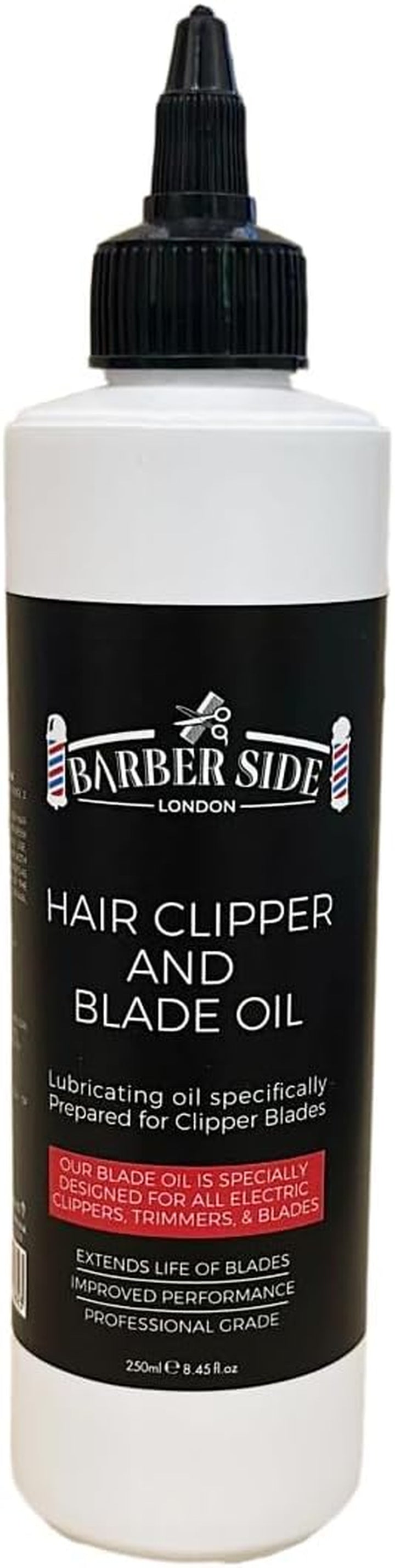 Barber Side London Hair Clipper Oil, Blade Oil 250Ml