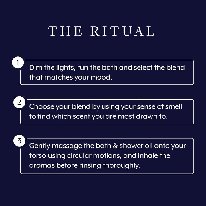 Ultimate Wellbeing Bath & Shower Oils Collection 10 X 9Ml - Infused with Essential Oils, the Purest, Ethically Viable, Natural, Raw Ingredients