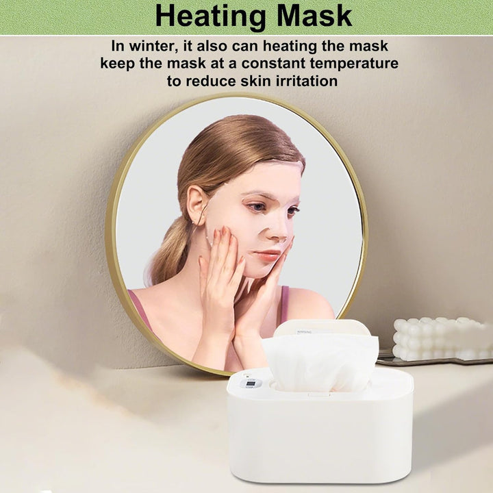 Baby Wipe Warmer and Dispenser, USB Baby Wipe Warmer and Dispenser with Adjustable Temperature Wipe Warmer