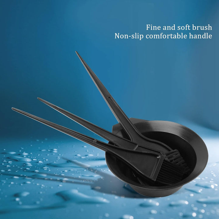 Hair Color Dye Bowl Comb Brushes Tool Kit Set Coloring